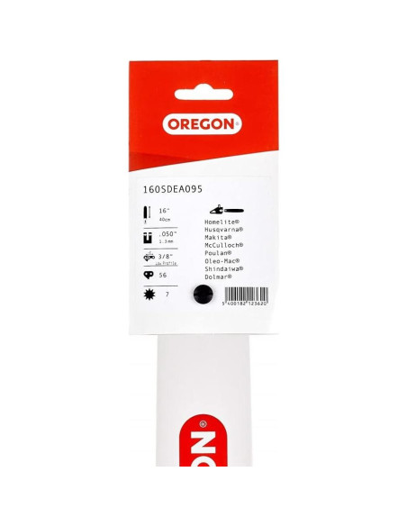 Barra de guía Oregon 160SDEA095 40,64 cm 7 dientes Barra de guía Oregon 160SDEA095 40,64 cm 7 dientes
