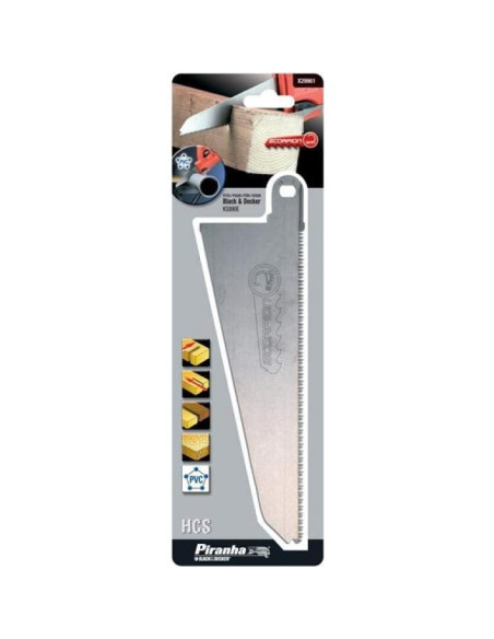 Hoja de sierra Scorpion Black & Decker X29961 Madera PVC Hoja de sierra Scorpion Black & Decker X29961 Madera PVC
