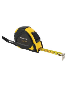 Cinta Métrica Autocierre Amazon Basics 5m Precisión MEDIA