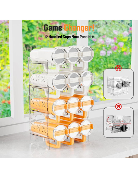 Organizador de Botellas JYPS para 12 Vasos de 40 oz Organizador de Botellas JYPS para 12 Vasos de 40 oz