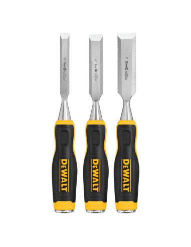 Juego de Cinceles de Madera Dewalt 3 Piezas Pro