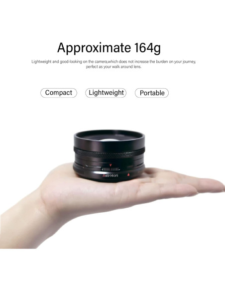 Lente Gran Angular AstrHori 18mm F8 Manual para Nikon Z Lente Gran Angular AstrHori 18mm F8 Manual para Nikon Z