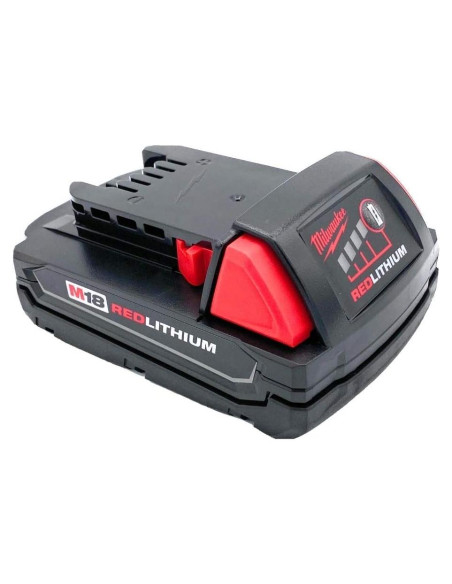 Batería Milwaukee M18 1.5 Ah 18V Ion de Litio para Taladro Batería Milwaukee M18 1.5 Ah 18V Ion de Litio para Taladro