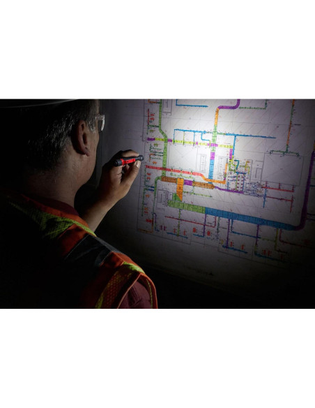 Lámpara Bolígrafo Milwaukee 2105 100 Lúmenes Aluminio Lámpara Bolígrafo Milwaukee 2105 100 Lúmenes Aluminio