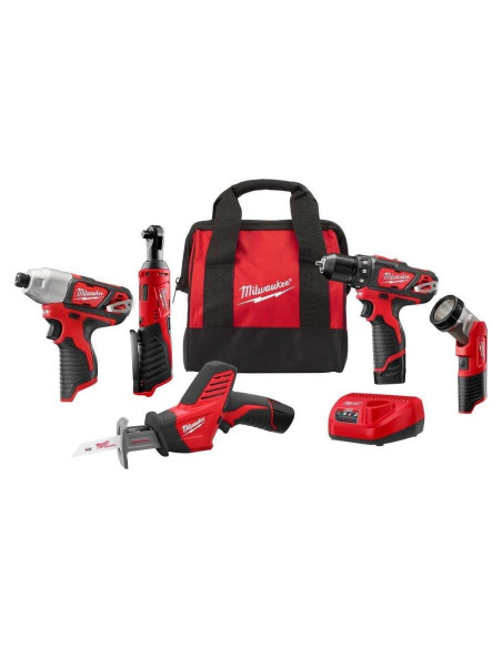 Kit Milwaukee M12 12V 5 Herramientas Inalámbricas Kit Milwaukee M12 12V 5 Herramientas Inalámbricas