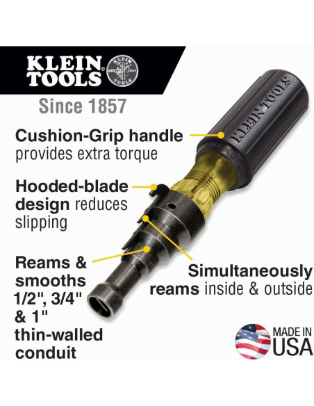 Destornillador Klein Tools 85191 para Conduit 13-25 mm Destornillador Klein Tools 85191 para Conduit 13-25 mm