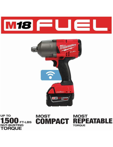 Llave de impacto inalámbrica Milwaukee M18 FUEL 18V 2.032,5 Nm