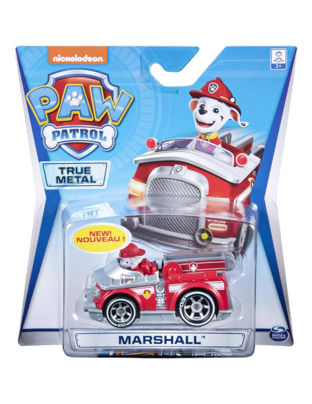 Coche Diecast Marshall Paw Patrol 1:55 15.24x4.32x16.51cm Coche Diecast Marshall Paw Patrol 1:55 15.24x4.32x16.51cm