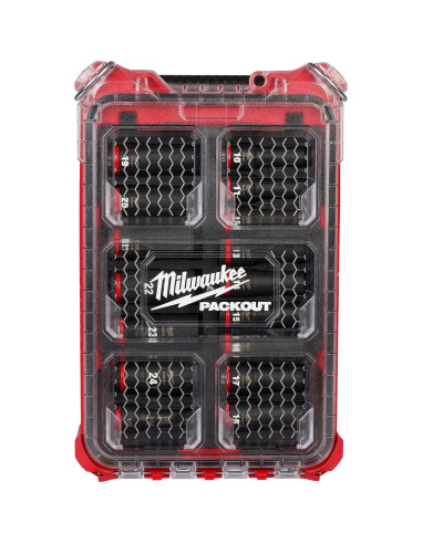 Juego de Enchufes Milwaukee MET Impact 1/2" 16 Piezas