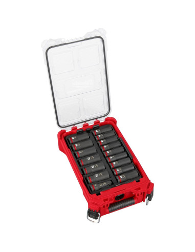 Juego de Enchufes Milwaukee MET Impact 1/2" 16 Piezas