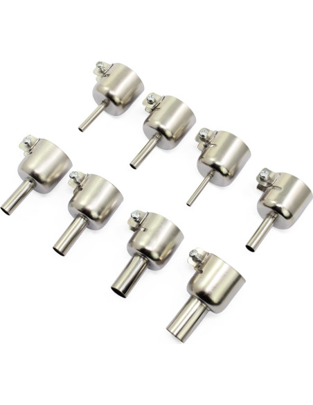 Boquillas de Pistola de Calor OCR 8PCS 3-12mm Acero Inoxidable Boquillas de Pistola de Calor OCR 8PCS 3-12mm Acero Inoxidable