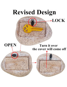 Roca de Llave Oculta Hualayou - Almacenamiento Discreto 2