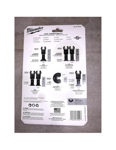 Juego de Hojas Multifuncionales Milwaukee 14 Piezas