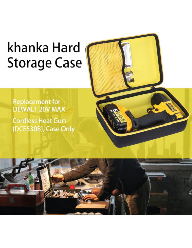 Funda Dura Khanka para Pistola de Calor DEWALT DCE530B
