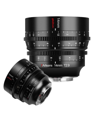 Lente de Cine 7artisans 14mm T2.9 para Nikon Z - Ultra Gran Angular