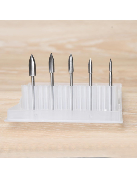 Juego de Brocas para Tallado en Madera FOTYBEI 5 Piezas 3-8 mm Juego de Brocas para Tallado en Madera FOTYBEI 5 Piezas 3-8 mm