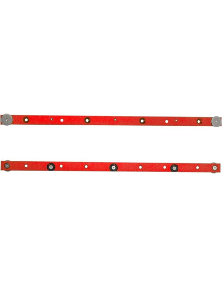 Barra de Inglete KETIPED 450mm Aluminio Rojo Ajustable Barra de Inglete KETIPED 450mm Aluminio Rojo Ajustable