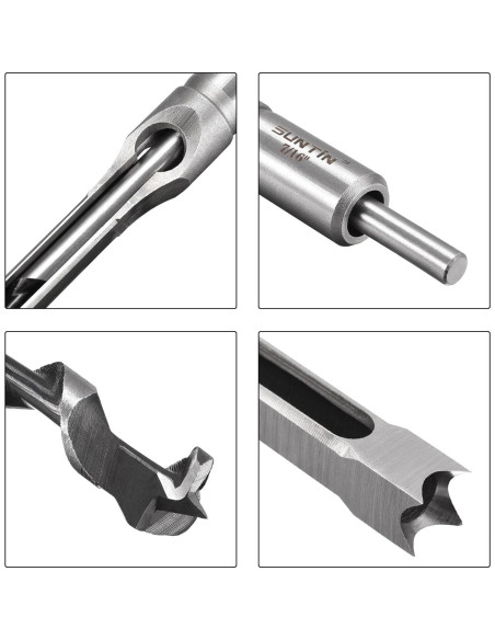 Broca Cuadrada uxcell 11mm 210mm para Madera Carpintería Broca Cuadrada uxcell 11mm 210mm para Madera Carpintería