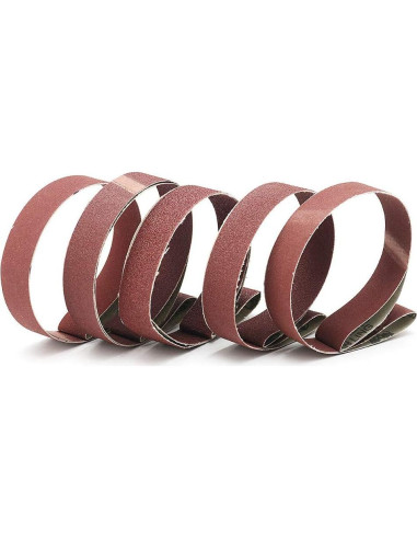 Cintas de Lijado Zivisk 25mm x 760mm 15 Piezas Granos 60-240