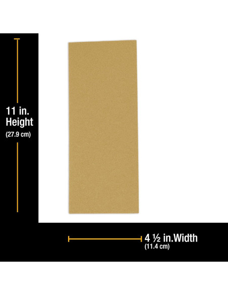 Papel de Lija Dura-Gold Premium 180 Granos 16 Hojas 11x4.5 cm Papel de Lija Dura-Gold Premium 180 Granos 16 Hojas 11x4.5 cm