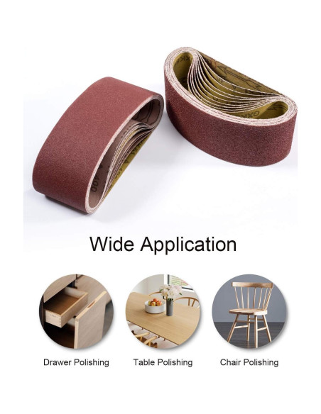 Cintas de Lijado 3x24 cm SHUTTLE GENIUS 40 Granos Paquete 12 Cintas de Lijado 3x24 cm SHUTTLE GENIUS 40 Granos Paquete 12