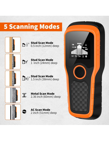 Buscador de Estudio Meapro MP-NEW-01 - Escáner de Pared 5-en-1
