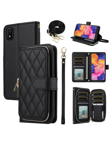 Funda Furiet para Samsung Galaxy A10e con Correa y Monedero