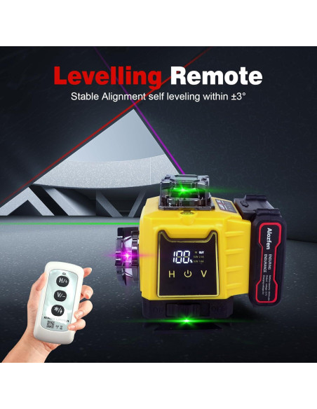 Nivel Láser Autonivelante VoirStar 4x360 16 Líneas Verde Nivel Láser Autonivelante VoirStar 4x360 16 Líneas Verde