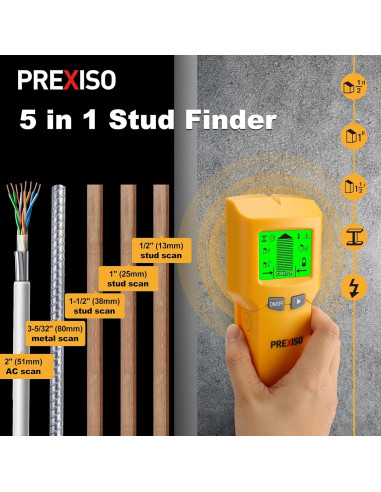 Buscador de Estudio PREXISO PWDX-F38 5 Modos y Pantalla LCD