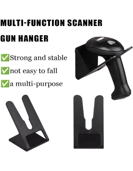 Soporte Universal para Escáner de Códigos Dollymen - Montaje en Pared Soporte Universal para Escáner de Códigos Dollymen - Montaje en Pared
