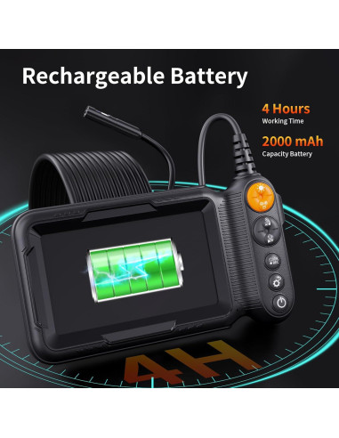 Boreoscopio Hopefox 5M Doble Lente con Luz IP67