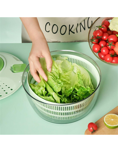 Secador de Ensaladas Partslety Verde 26x25 cm Multifuncional Secador de Ensaladas Partslety Verde 26x25 cm Multifuncional
