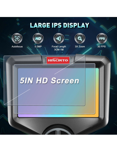 Endoscopio Hiacinto ES550 5MP Pantalla 12.7cm 5m IP68