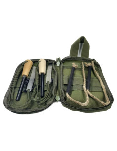 Kit de Inicio de Fuego OTXEER con Varillas y Bolsa Verde