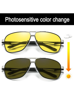 Gafas de sol fotocromáticas YIMI polarizadas UV400 2
