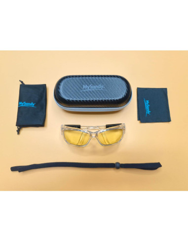 Gafas de Seguridad TR90 ANSI Z87.1 con Lentes Amarillas