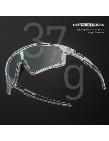 Gafas de Ciclismo KAPVOE Fotoquímicas HD Verde