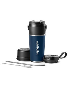 Licuadora Portátil NutriBullet Flip 20 oz Sin Cable Índigo