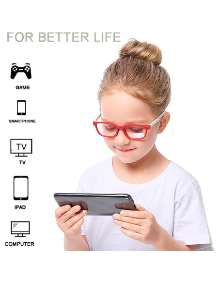 Gafas Anti Luz Azul Niños AHXLL GT8140 3-9 Años (Negro+Azul) Gafas Anti Luz Azul Niños AHXLL GT8140 3-9 Años (Negro+Azul)