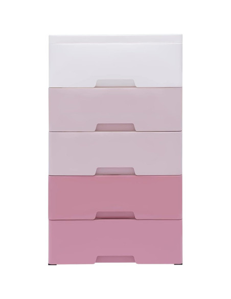 Armario de Almacenamiento SanBouSi 5 Cajones Rosa 84cm Armario de Almacenamiento SanBouSi 5 Cajones Rosa 84cm