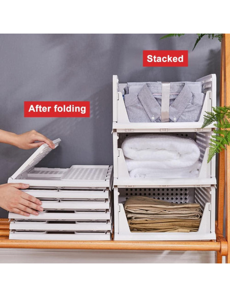 Organizador de Cajones Yazi 3 Piezas Plástico Apilable Organizador de Cajones Yazi 3 Piezas Plástico Apilable