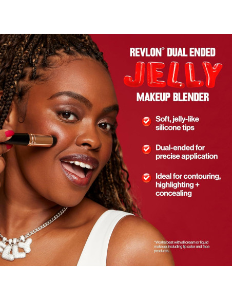 Revlon Herramienta de Mezcla de Maquillaje Doble Cara 30g Revlon Herramienta de Mezcla de Maquillaje Doble Cara 30g