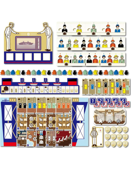 Come Sail Away Juego de Mesa Saashi & Saashi Estrategia 1-4 Jugadores Come Sail Away Juego de Mesa Saashi & Saashi Estrategia 1-4 Jugadores