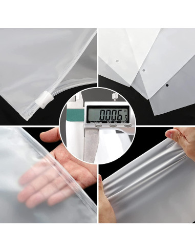 Bolsas de Plástico ENPOINT 50pcs 23x30cm con Cierre