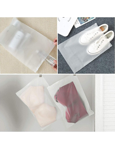 Bolsas de Plástico ENPOINT 50pcs 23x30cm con Cierre