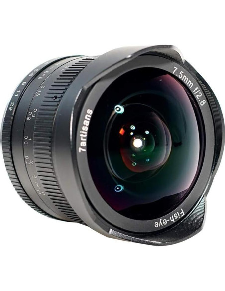 Lente Fijo 7 Artisans 7.5mm F2.8 Ojo de Pez para Sony E Lente Fijo 7 Artisans 7.5mm F2.8 Ojo de Pez para Sony E