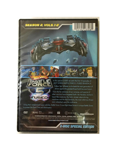 Hot Wheels Fuerza de Batalla DVD Temporada 5 Vol 1 y 2