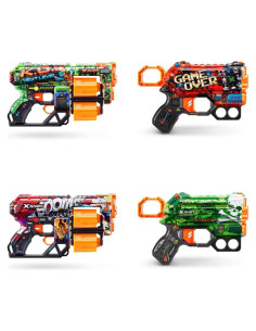 Lanzador de Dardos XShot Skins Dread y Menace + 48 Dardos