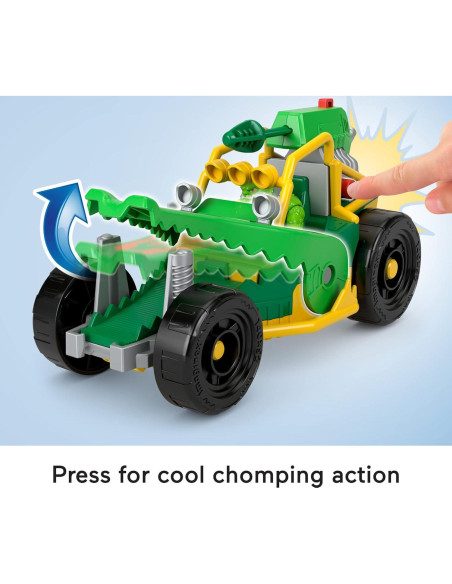 Figura Killer Croc y coche Imaginext Fisher-Price 3-8 años Figura Killer Croc y coche Imaginext Fisher-Price 3-8 años