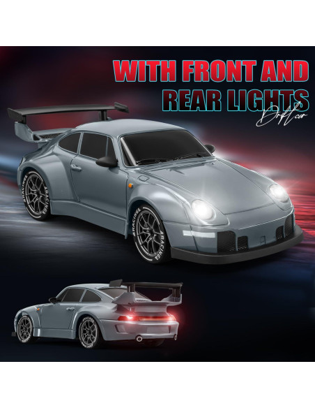Coche RC Drift 1:24 ACAMMZAR 20KM/H 4WD con Luces LED Coche RC Drift 1:24 ACAMMZAR 20KM/H 4WD con Luces LED